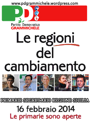 Manifesto Segretario Regionale Sicilia PD